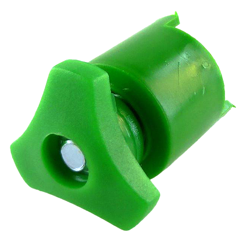 Batterieklemme ''-'', Kunststoffkappe grün, Bolzen M8