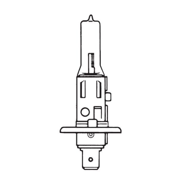 Headlamp Bulb H1, 12V, 55W, P14,5s
