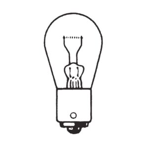 Globe Bulb 24V, 21W, P21W, BA15s, heavy duty