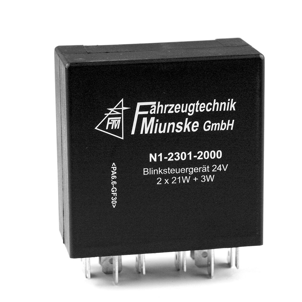 Flasher 24V, 2 x 21W + 1 x LED, mixed mode, multi channel, fully ...