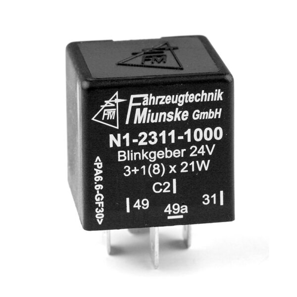 Blinkgeber 24V, 3+1(8) x 21W + 0...5W, vollelektronisch, mit C2-Ausgang