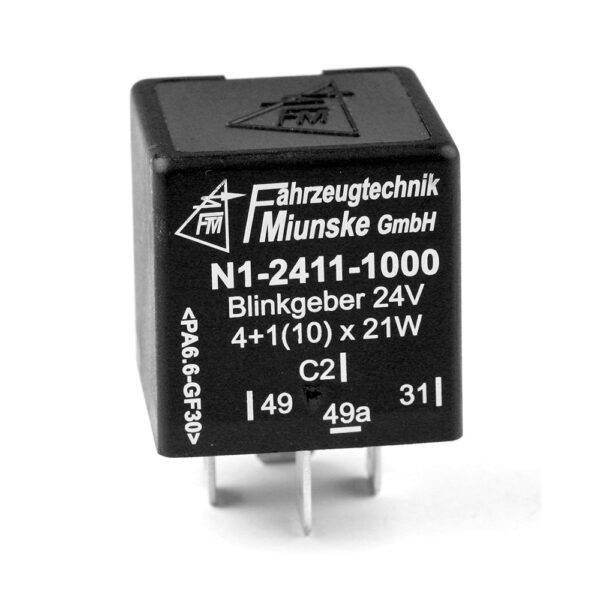 Blinkgeber 24V, 4+1(10) x 21W + 0...5W, vollelektronisch, mit C2-Ausgang