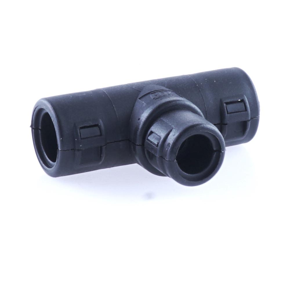 Ringstück M18 (18,5mm) Dash 8 / -8 AN / JIC 8 Ringöse Schwarz Eloxiert