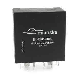 Flasher 24V, 3x (6) LED + 3x (6) 21W, mixed mode, multi channel, fully electronic